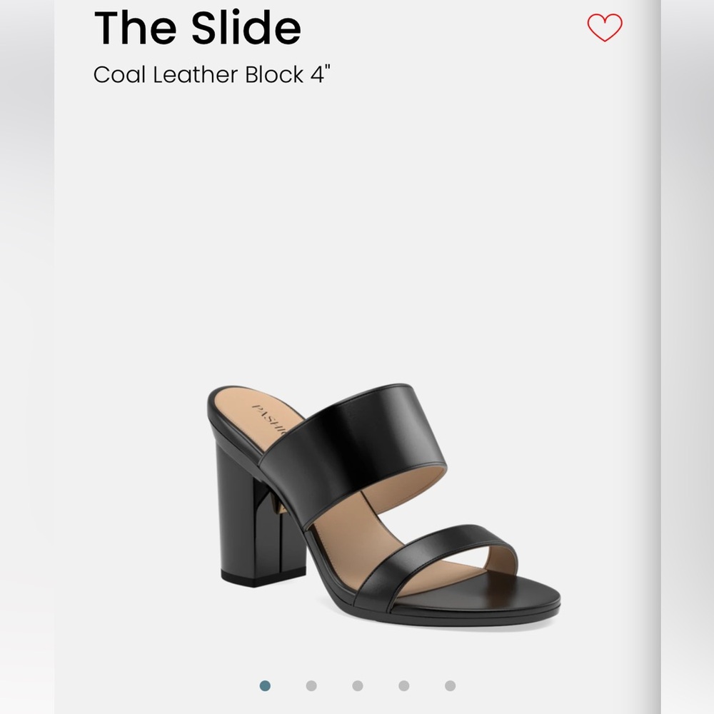 Pashion footwear - The Slide 4 inch block heel - never been worn